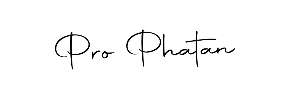 Design your own signature with our free online signature maker. With this signature software, you can create a handwritten (Autography-DOLnW) signature for name Pro Phatan. Pro Phatan signature style 10 images and pictures png