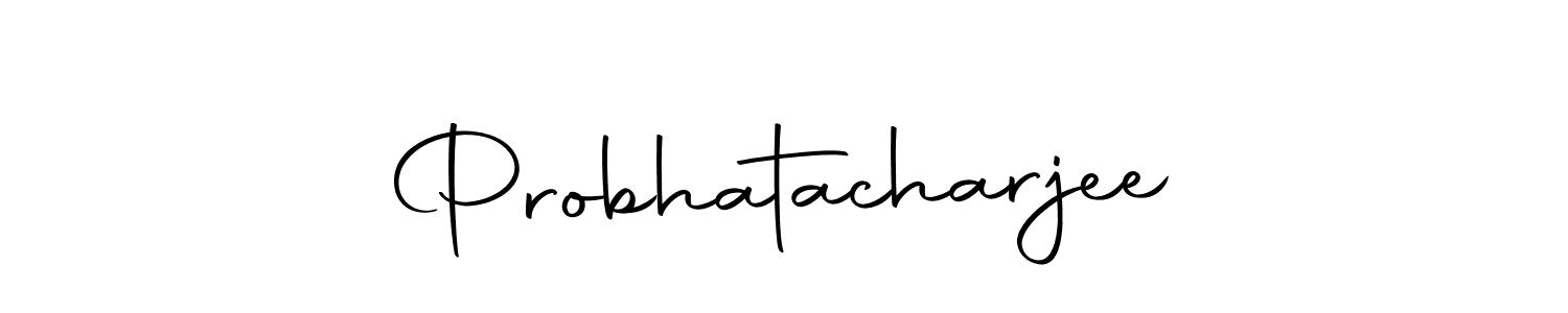 Design your own signature with our free online signature maker. With this signature software, you can create a handwritten (Autography-DOLnW) signature for name Probhatacharjee. Probhatacharjee signature style 10 images and pictures png