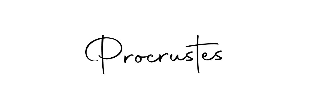 Make a beautiful signature design for name Procrustes. With this signature (Autography-DOLnW) style, you can create a handwritten signature for free. Procrustes signature style 10 images and pictures png