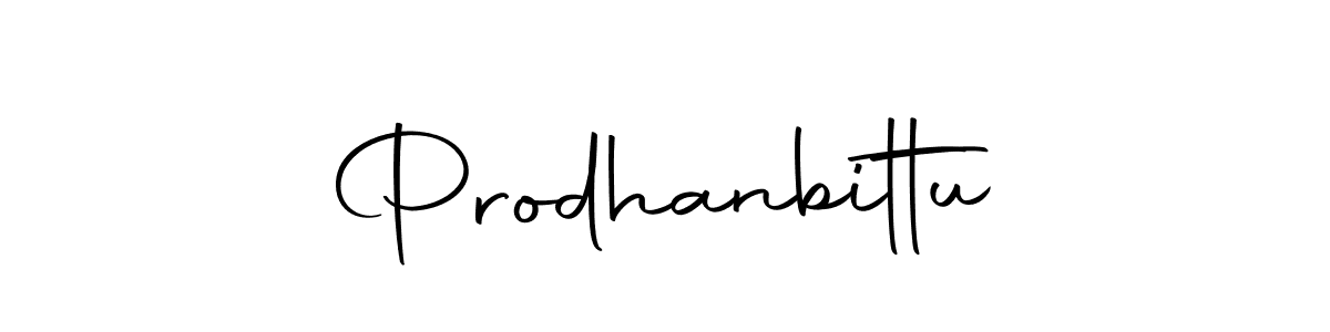 The best way (Autography-DOLnW) to make a short signature is to pick only two or three words in your name. The name Prodhanbittu include a total of six letters. For converting this name. Prodhanbittu signature style 10 images and pictures png