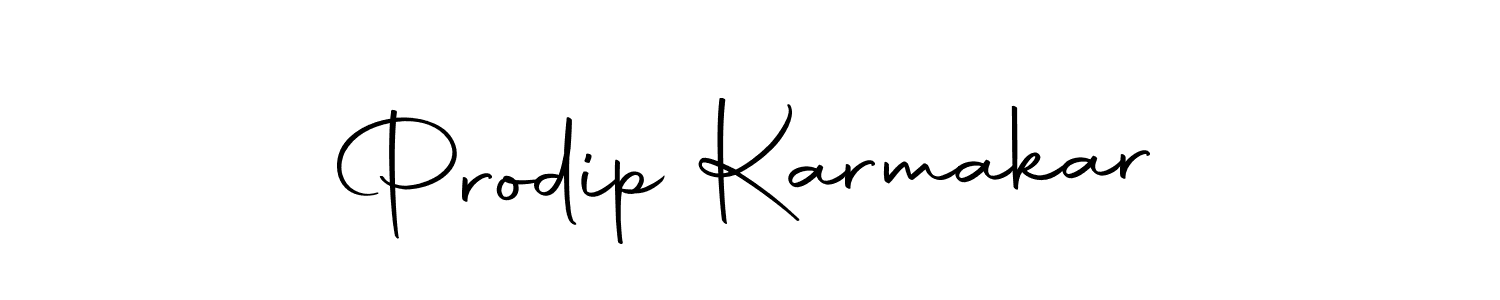 Use a signature maker to create a handwritten signature online. With this signature software, you can design (Autography-DOLnW) your own signature for name Prodip Karmakar. Prodip Karmakar signature style 10 images and pictures png