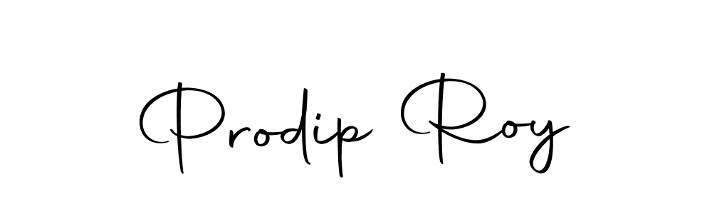 How to make Prodip Roy name signature. Use Autography-DOLnW style for creating short signs online. This is the latest handwritten sign. Prodip Roy signature style 10 images and pictures png