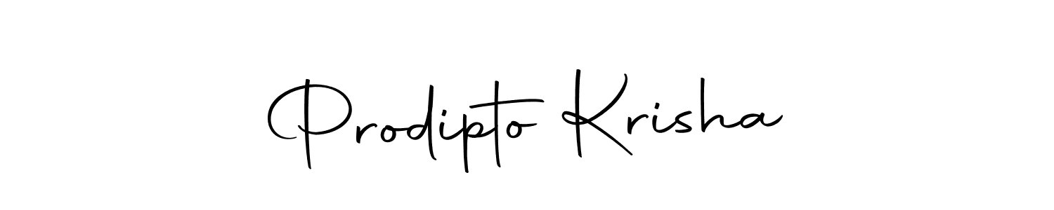 Prodipto Krisha stylish signature style. Best Handwritten Sign (Autography-DOLnW) for my name. Handwritten Signature Collection Ideas for my name Prodipto Krisha. Prodipto Krisha signature style 10 images and pictures png