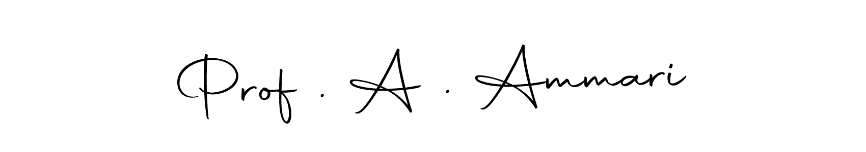 You can use this online signature creator to create a handwritten signature for the name Prof . A . Ammari. This is the best online autograph maker. Prof . A . Ammari signature style 10 images and pictures png