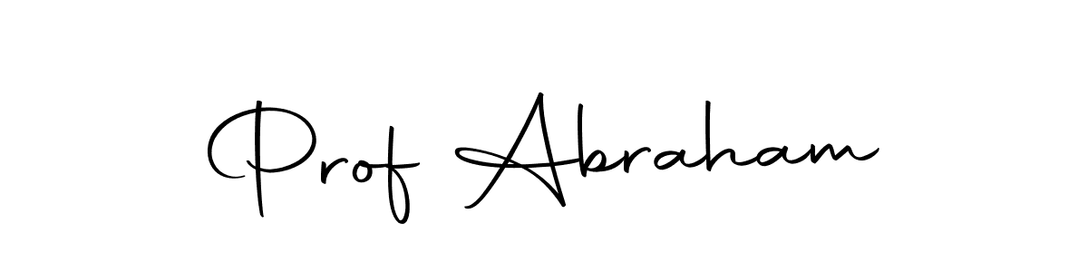 You should practise on your own different ways (Autography-DOLnW) to write your name (Prof Abraham) in signature. don't let someone else do it for you. Prof Abraham signature style 10 images and pictures png