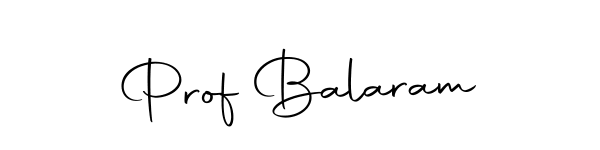 Design your own signature with our free online signature maker. With this signature software, you can create a handwritten (Autography-DOLnW) signature for name Prof Balaram. Prof Balaram signature style 10 images and pictures png