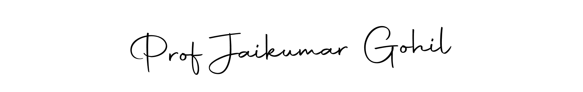 Make a beautiful signature design for name Prof Jaikumar Gohil. Use this online signature maker to create a handwritten signature for free. Prof Jaikumar Gohil signature style 10 images and pictures png