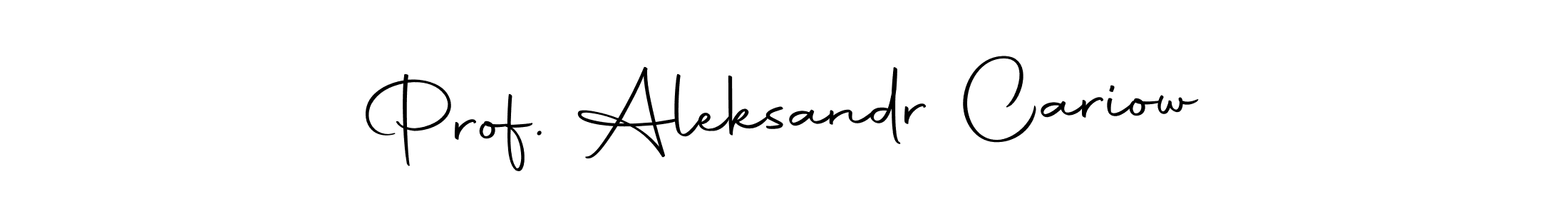 Use a signature maker to create a handwritten signature online. With this signature software, you can design (Autography-DOLnW) your own signature for name Prof. Aleksandr Cariow. Prof. Aleksandr Cariow signature style 10 images and pictures png