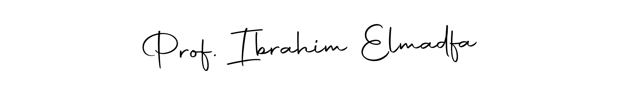 Make a beautiful signature design for name Prof. Ibrahim Elmadfa. With this signature (Autography-DOLnW) style, you can create a handwritten signature for free. Prof. Ibrahim Elmadfa signature style 10 images and pictures png