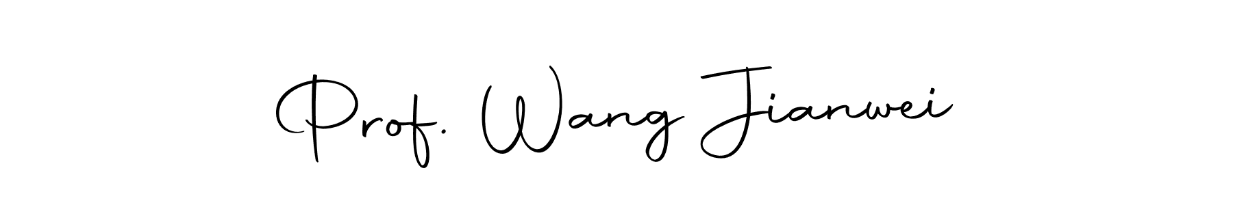 How to make Prof. Wang Jianwei name signature. Use Autography-DOLnW style for creating short signs online. This is the latest handwritten sign. Prof. Wang Jianwei signature style 10 images and pictures png