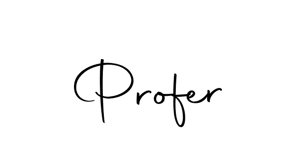 Profer stylish signature style. Best Handwritten Sign (Autography-DOLnW) for my name. Handwritten Signature Collection Ideas for my name Profer. Profer signature style 10 images and pictures png