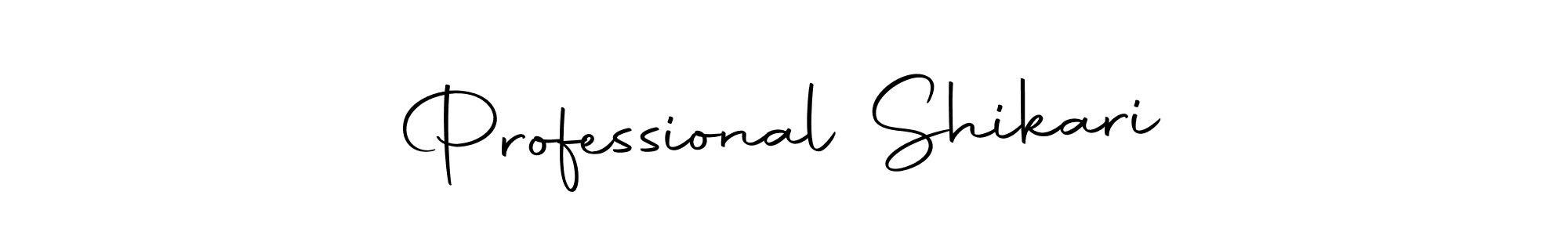 Use a signature maker to create a handwritten signature online. With this signature software, you can design (Autography-DOLnW) your own signature for name Professional Shikari. Professional Shikari signature style 10 images and pictures png