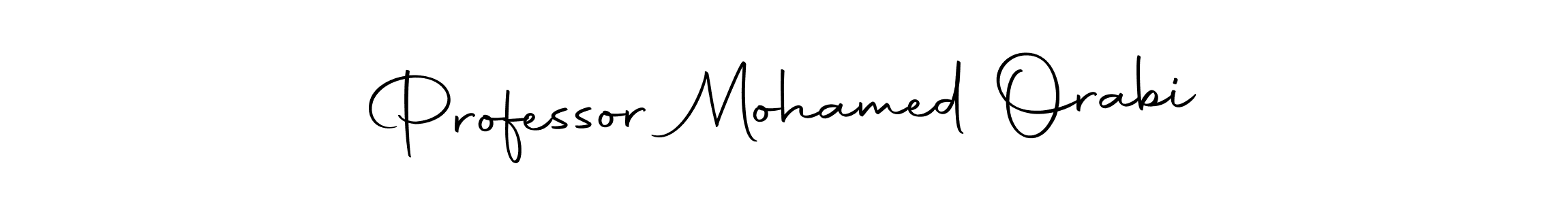 Design your own signature with our free online signature maker. With this signature software, you can create a handwritten (Autography-DOLnW) signature for name Professor Mohamed Orabi. Professor Mohamed Orabi signature style 10 images and pictures png