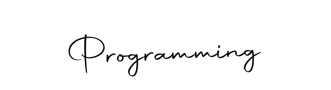 Make a beautiful signature design for name Programming. With this signature (Autography-DOLnW) style, you can create a handwritten signature for free. Programming signature style 10 images and pictures png