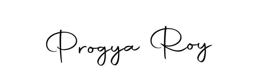 Design your own signature with our free online signature maker. With this signature software, you can create a handwritten (Autography-DOLnW) signature for name Progya Roy. Progya Roy signature style 10 images and pictures png