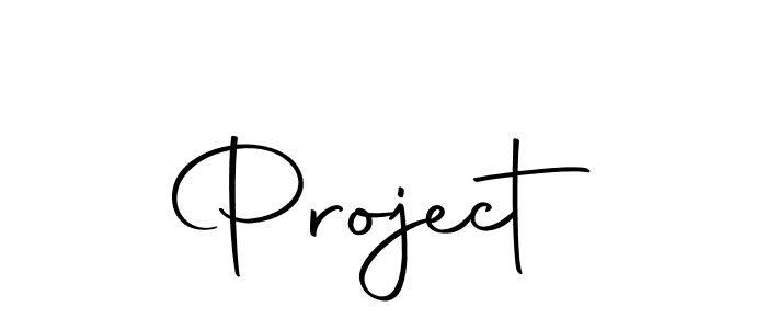 Design your own signature with our free online signature maker. With this signature software, you can create a handwritten (Autography-DOLnW) signature for name Project. Project signature style 10 images and pictures png