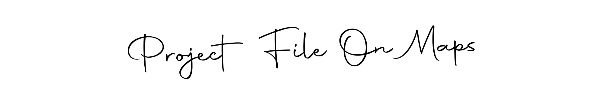 Also we have Project File On Maps name is the best signature style. Create professional handwritten signature collection using Autography-DOLnW autograph style. Project File On Maps signature style 10 images and pictures png