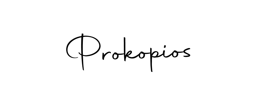 Use a signature maker to create a handwritten signature online. With this signature software, you can design (Autography-DOLnW) your own signature for name Prokopios. Prokopios signature style 10 images and pictures png