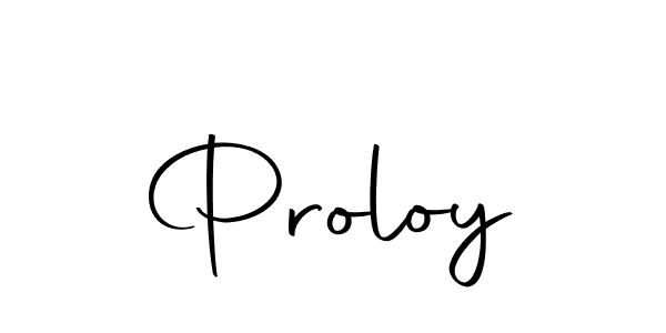 Design your own signature with our free online signature maker. With this signature software, you can create a handwritten (Autography-DOLnW) signature for name Proloy. Proloy signature style 10 images and pictures png