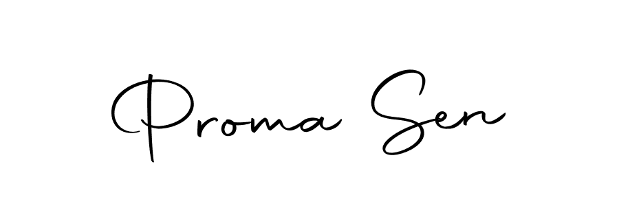 Create a beautiful signature design for name Proma Sen. With this signature (Autography-DOLnW) fonts, you can make a handwritten signature for free. Proma Sen signature style 10 images and pictures png