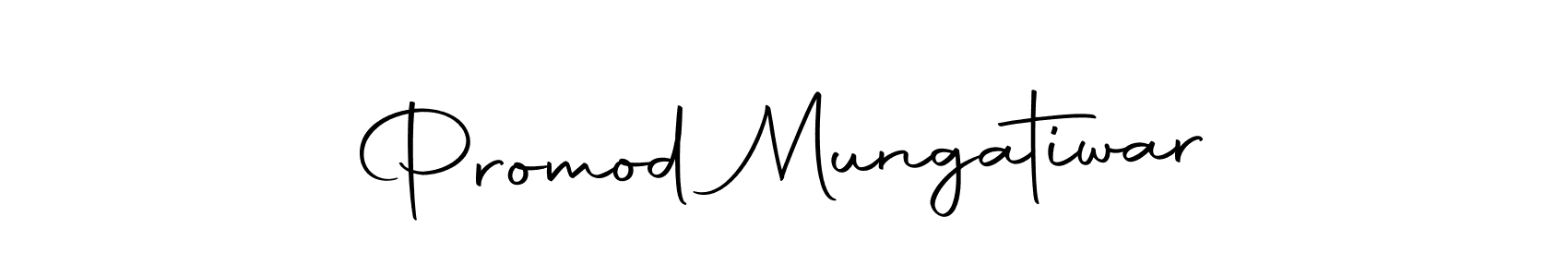 Make a beautiful signature design for name Promod Mungatiwar. With this signature (Autography-DOLnW) style, you can create a handwritten signature for free. Promod Mungatiwar signature style 10 images and pictures png