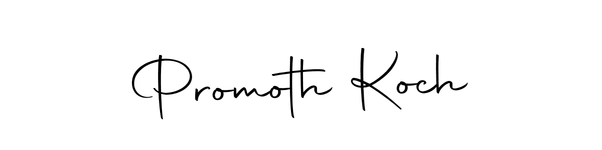 Similarly Autography-DOLnW is the best handwritten signature design. Signature creator online .You can use it as an online autograph creator for name Promoth Koch. Promoth Koch signature style 10 images and pictures png