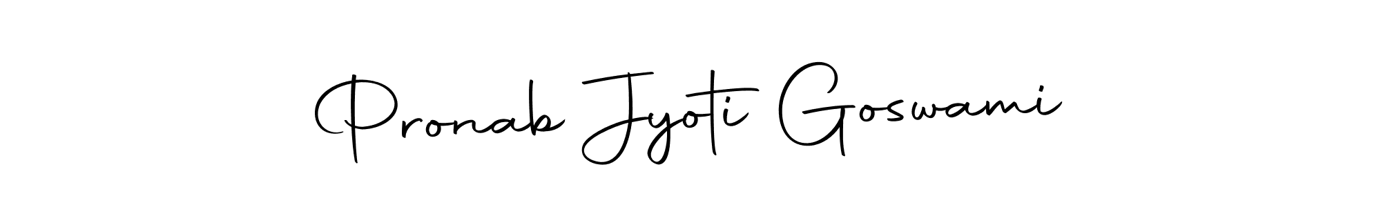 Make a beautiful signature design for name Pronab Jyoti Goswami. Use this online signature maker to create a handwritten signature for free. Pronab Jyoti Goswami signature style 10 images and pictures png