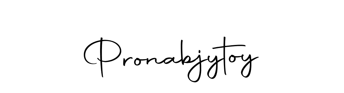 Also we have Pronabjytoy name is the best signature style. Create professional handwritten signature collection using Autography-DOLnW autograph style. Pronabjytoy signature style 10 images and pictures png