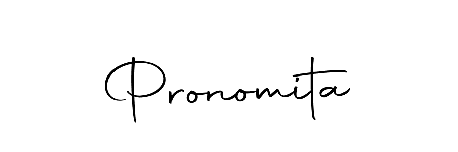 Create a beautiful signature design for name Pronomita. With this signature (Autography-DOLnW) fonts, you can make a handwritten signature for free. Pronomita signature style 10 images and pictures png