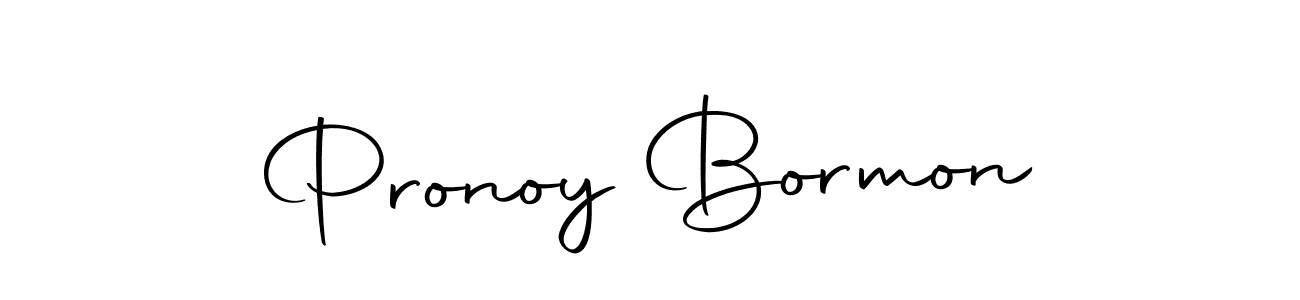if you are searching for the best signature style for your name Pronoy Bormon. so please give up your signature search. here we have designed multiple signature styles  using Autography-DOLnW. Pronoy Bormon signature style 10 images and pictures png