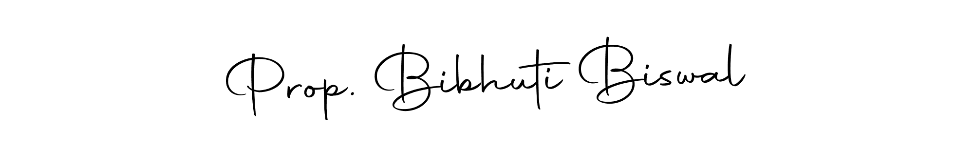 Prop. Bibhuti Biswal stylish signature style. Best Handwritten Sign (Autography-DOLnW) for my name. Handwritten Signature Collection Ideas for my name Prop. Bibhuti Biswal. Prop. Bibhuti Biswal signature style 10 images and pictures png