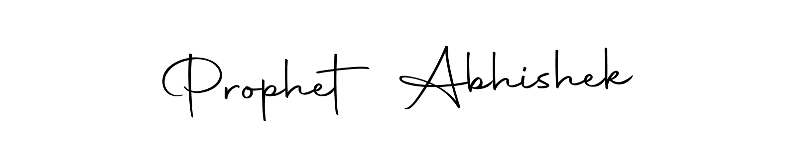 Use a signature maker to create a handwritten signature online. With this signature software, you can design (Autography-DOLnW) your own signature for name Prophet Abhishek. Prophet Abhishek signature style 10 images and pictures png