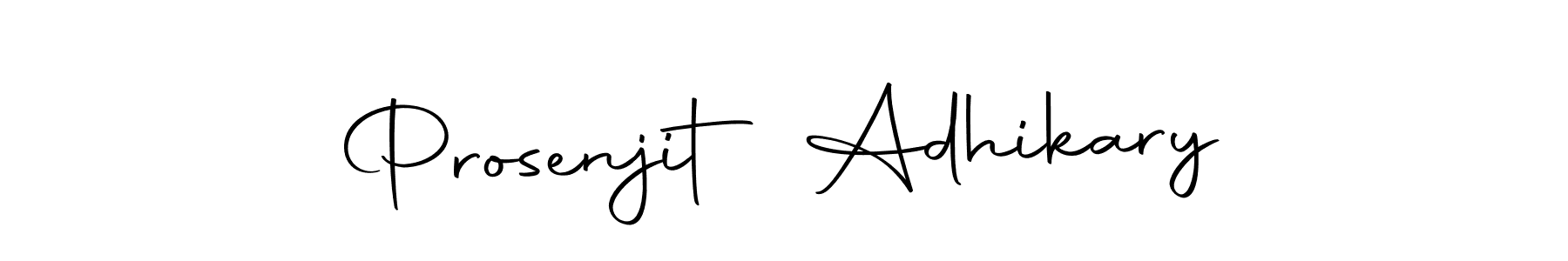 Design your own signature with our free online signature maker. With this signature software, you can create a handwritten (Autography-DOLnW) signature for name Prosenjit Adhikary. Prosenjit Adhikary signature style 10 images and pictures png