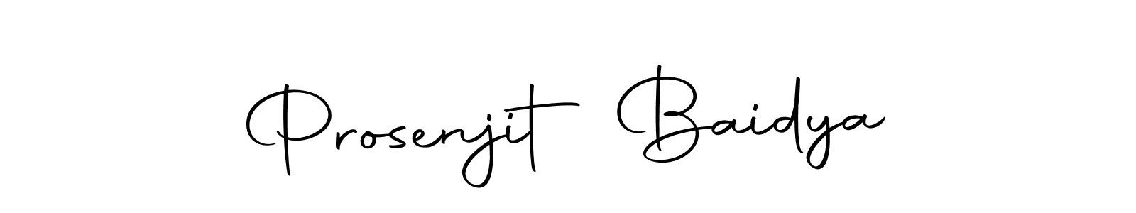 Design your own signature with our free online signature maker. With this signature software, you can create a handwritten (Autography-DOLnW) signature for name Prosenjit Baidya. Prosenjit Baidya signature style 10 images and pictures png