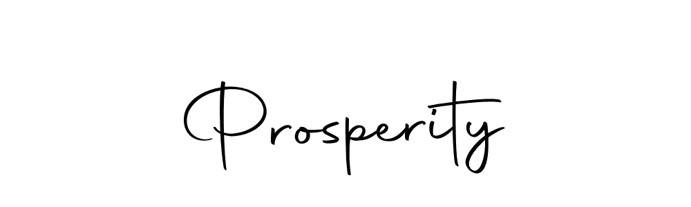 How to make Prosperity signature? Autography-DOLnW is a professional autograph style. Create handwritten signature for Prosperity name. Prosperity signature style 10 images and pictures png