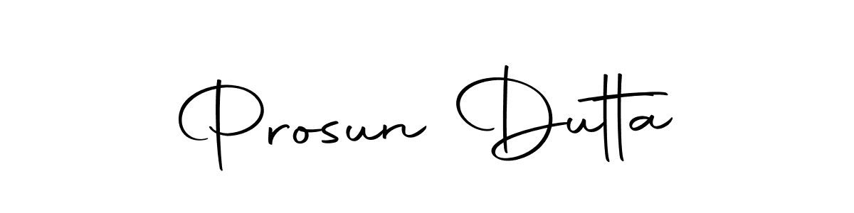 Also we have Prosun Dutta name is the best signature style. Create professional handwritten signature collection using Autography-DOLnW autograph style. Prosun Dutta signature style 10 images and pictures png