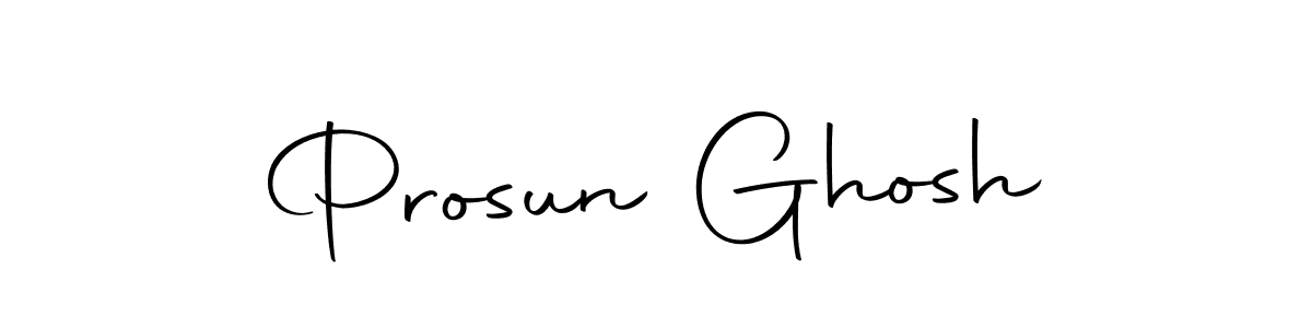 Design your own signature with our free online signature maker. With this signature software, you can create a handwritten (Autography-DOLnW) signature for name Prosun Ghosh. Prosun Ghosh signature style 10 images and pictures png