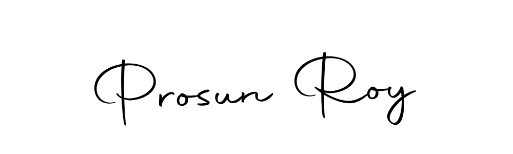 The best way (Autography-DOLnW) to make a short signature is to pick only two or three words in your name. The name Prosun Roy include a total of six letters. For converting this name. Prosun Roy signature style 10 images and pictures png