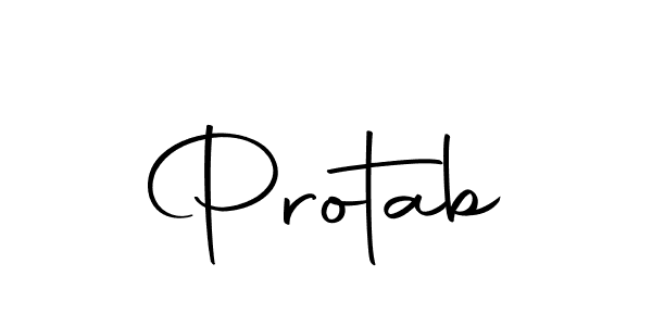 Create a beautiful signature design for name Protab. With this signature (Autography-DOLnW) fonts, you can make a handwritten signature for free. Protab signature style 10 images and pictures png