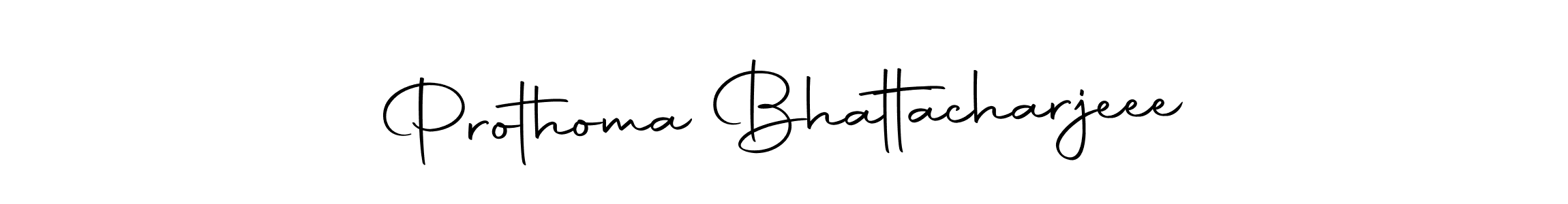 You can use this online signature creator to create a handwritten signature for the name Prothoma Bhattacharjeee. This is the best online autograph maker. Prothoma Bhattacharjeee signature style 10 images and pictures png