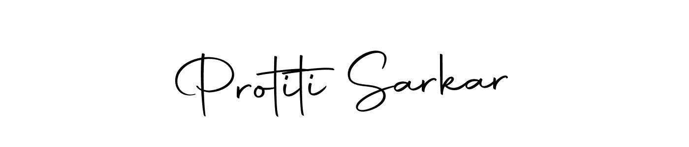 Design your own signature with our free online signature maker. With this signature software, you can create a handwritten (Autography-DOLnW) signature for name Protiti Sarkar. Protiti Sarkar signature style 10 images and pictures png