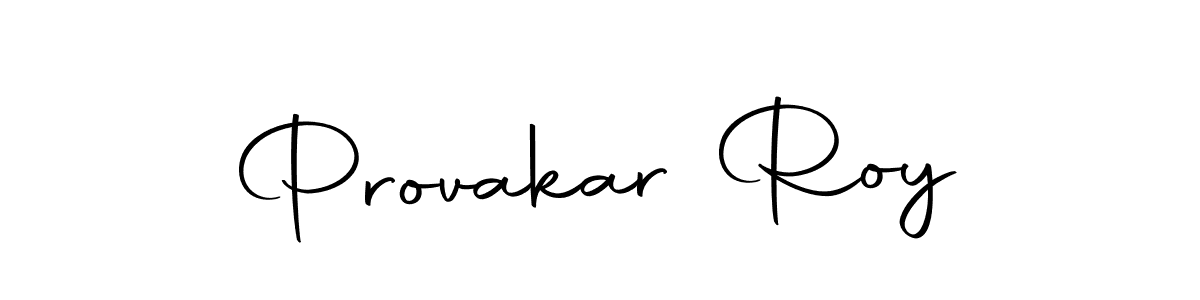 Create a beautiful signature design for name Provakar Roy. With this signature (Autography-DOLnW) fonts, you can make a handwritten signature for free. Provakar Roy signature style 10 images and pictures png