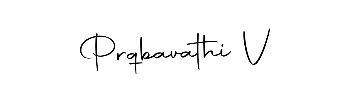 You can use this online signature creator to create a handwritten signature for the name Prqbavathi V. This is the best online autograph maker. Prqbavathi V signature style 10 images and pictures png
