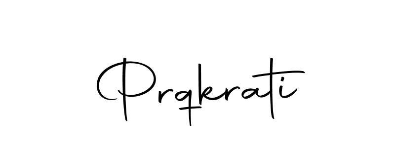 You should practise on your own different ways (Autography-DOLnW) to write your name (Prqkrati) in signature. don't let someone else do it for you. Prqkrati signature style 10 images and pictures png