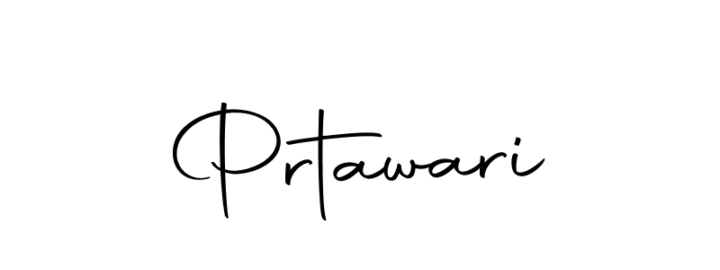 Design your own signature with our free online signature maker. With this signature software, you can create a handwritten (Autography-DOLnW) signature for name Prtawari. Prtawari signature style 10 images and pictures png