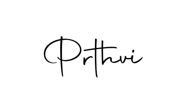 Use a signature maker to create a handwritten signature online. With this signature software, you can design (Autography-DOLnW) your own signature for name Prthvi. Prthvi signature style 10 images and pictures png