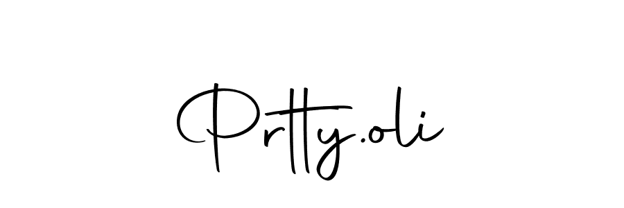 Design your own signature with our free online signature maker. With this signature software, you can create a handwritten (Autography-DOLnW) signature for name Prtty.oli. Prtty.oli signature style 10 images and pictures png