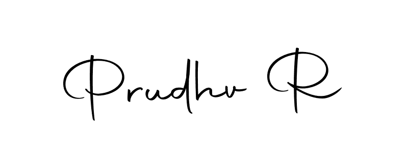 This is the best signature style for the Prudhv R name. Also you like these signature font (Autography-DOLnW). Mix name signature. Prudhv R signature style 10 images and pictures png
