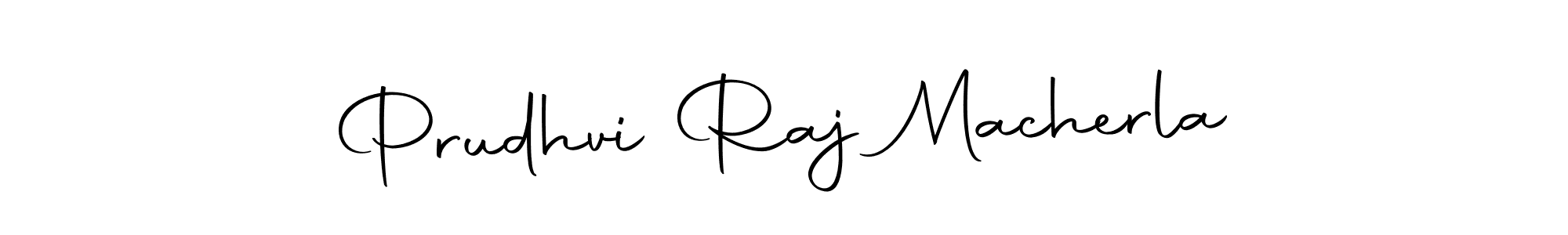 Autography-DOLnW is a professional signature style that is perfect for those who want to add a touch of class to their signature. It is also a great choice for those who want to make their signature more unique. Get Prudhvi Raj Macherla name to fancy signature for free. Prudhvi Raj Macherla signature style 10 images and pictures png