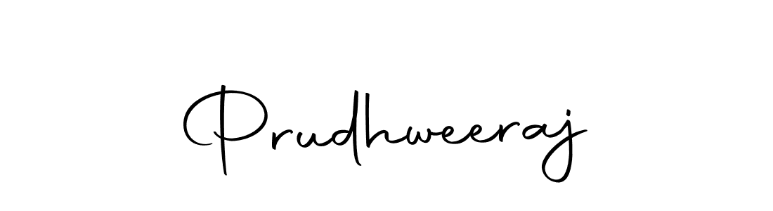 Prudhweeraj stylish signature style. Best Handwritten Sign (Autography-DOLnW) for my name. Handwritten Signature Collection Ideas for my name Prudhweeraj. Prudhweeraj signature style 10 images and pictures png